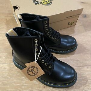 Dr. Martens Vegan 1460 faux fur lined boots